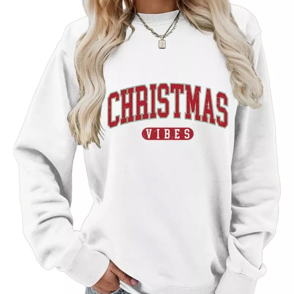 White Christmas Vibes Sweatshirt